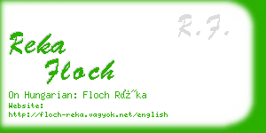 reka floch business card